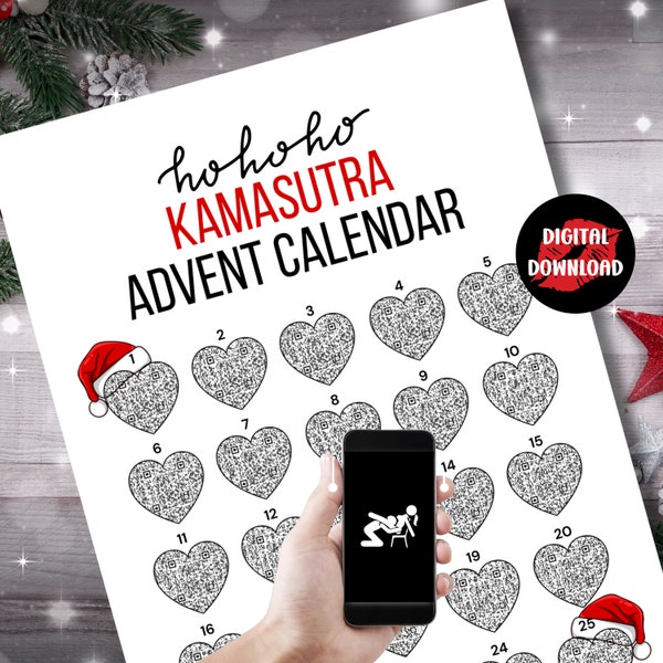 Naughty Advent Calendar Etsy Naughty Advent Calendar Etsy