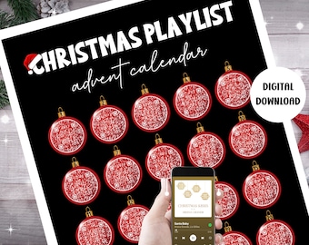 Julspellista Adventskalender, Adventskalenderspellista, Julnedräkning, Spotify Adventskalender, Gör-det-själv Adventsaktivitet, Julmusik