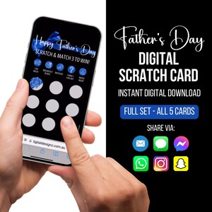 Carte à gratter fête des pères, cadeau fête des pères, cadeau pour papa, cadeau pour pop, bons de réduction fête des pères, chèque-cadeau, carte fête des pères