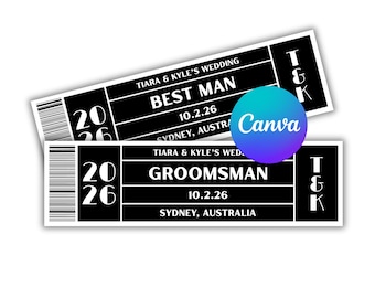 Groomsman Gift Box Label, Best Man Gift Box DIY Sticker, Groomsmen Proposal Boxes Label Template, Shoe Box Label, Sneaker Box Sticker
