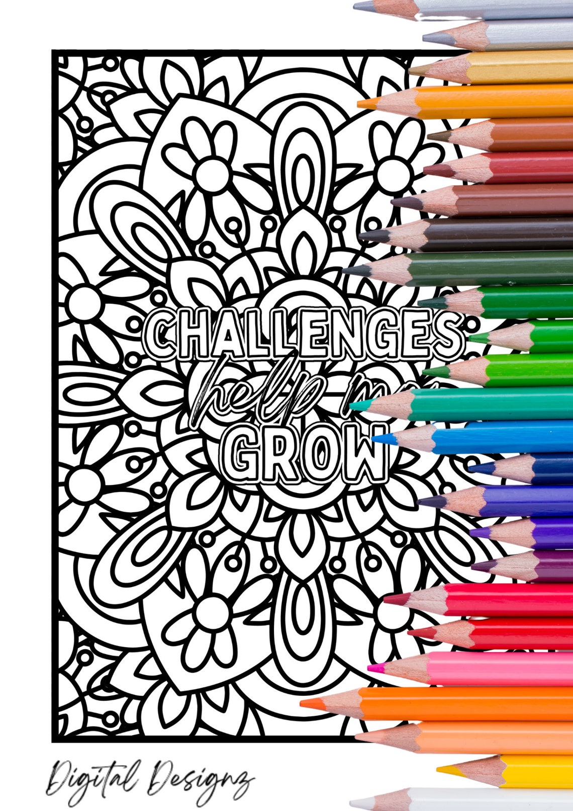 Adult, Teen Coloring Pages, Inspirational and Motivational Coloring