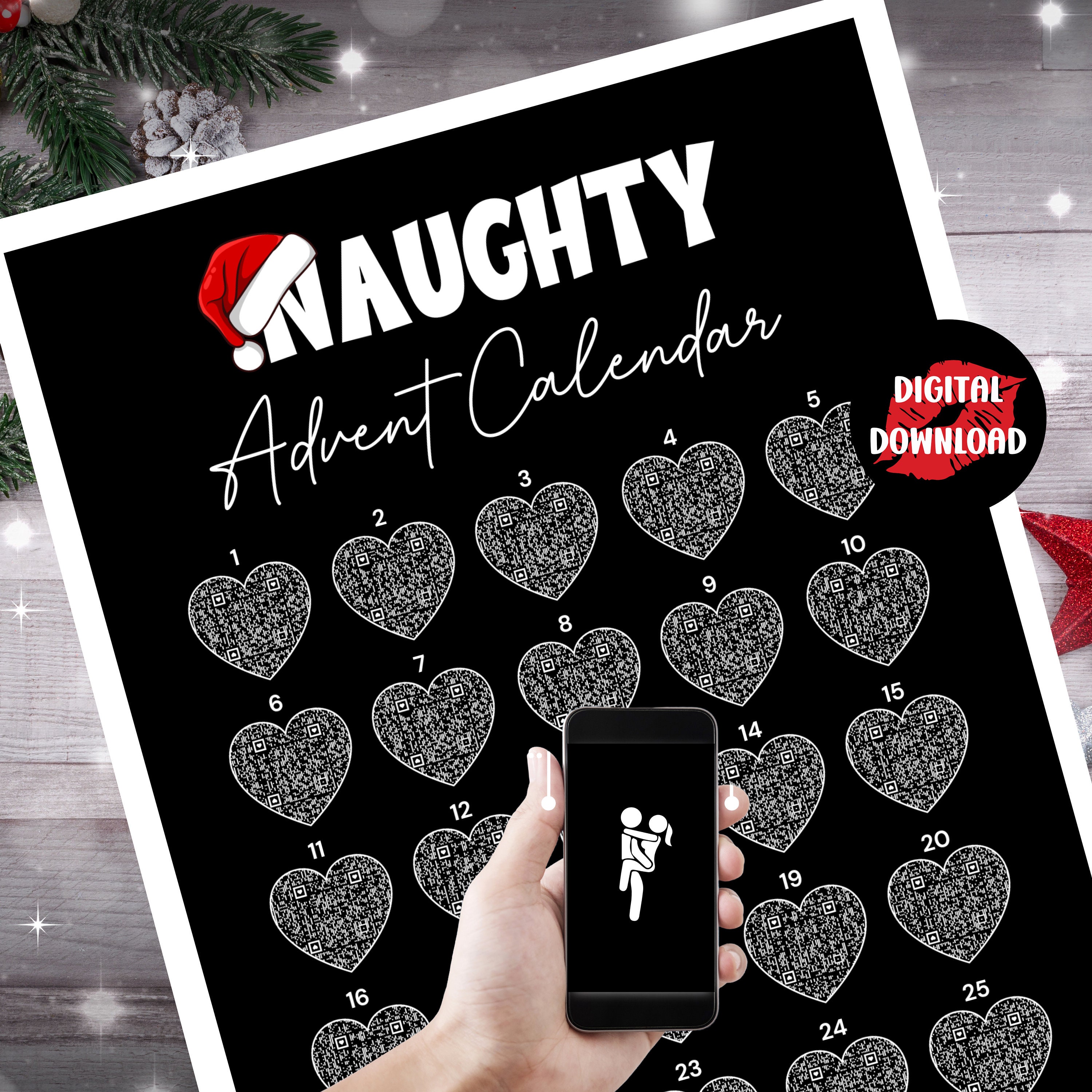 セクシーなアドベントカレンダー、セックスカレンダー、大人の