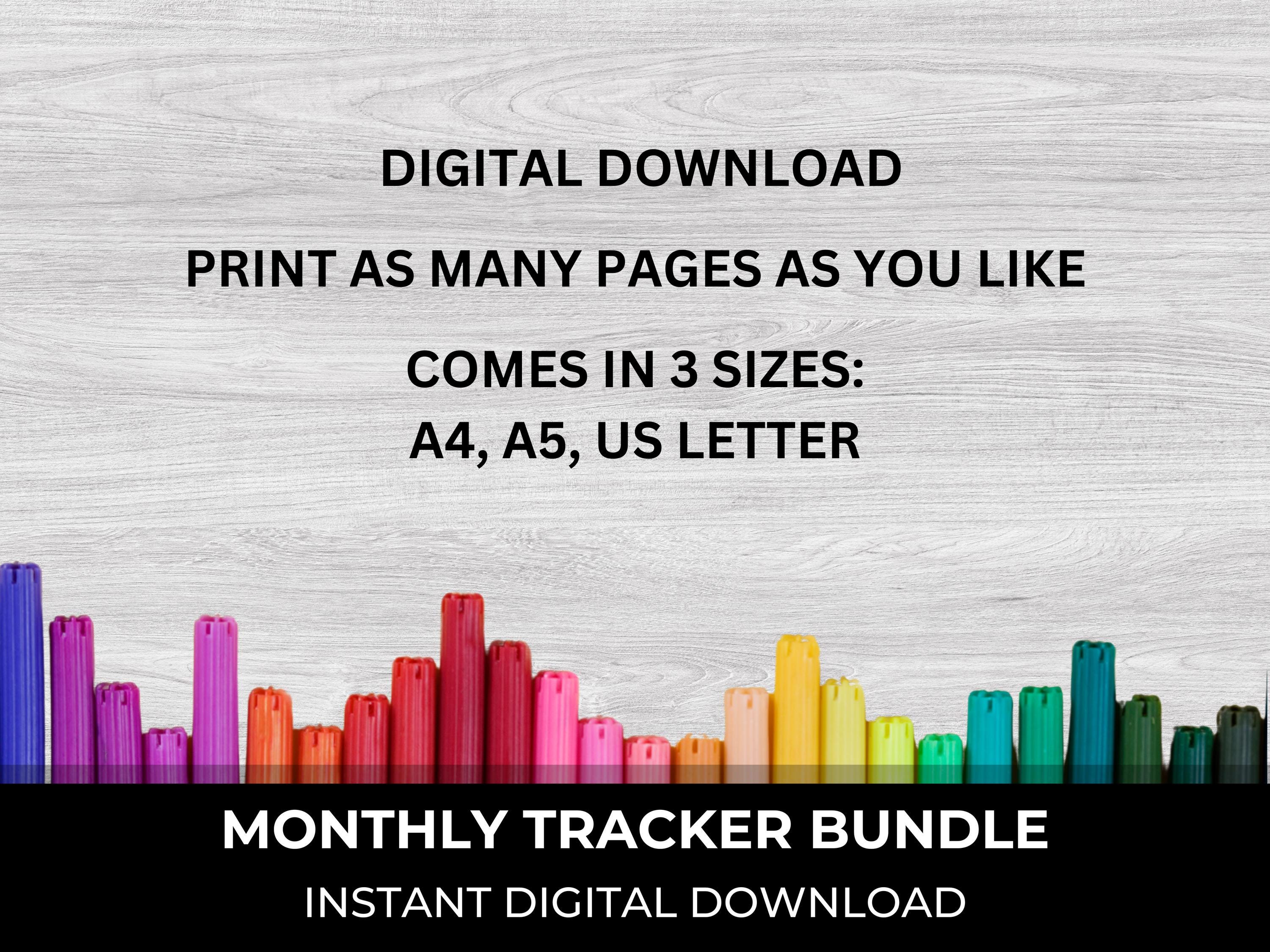 Poop Tracker Printable, Bowel Movement Tracker, Monthly Tracker ...