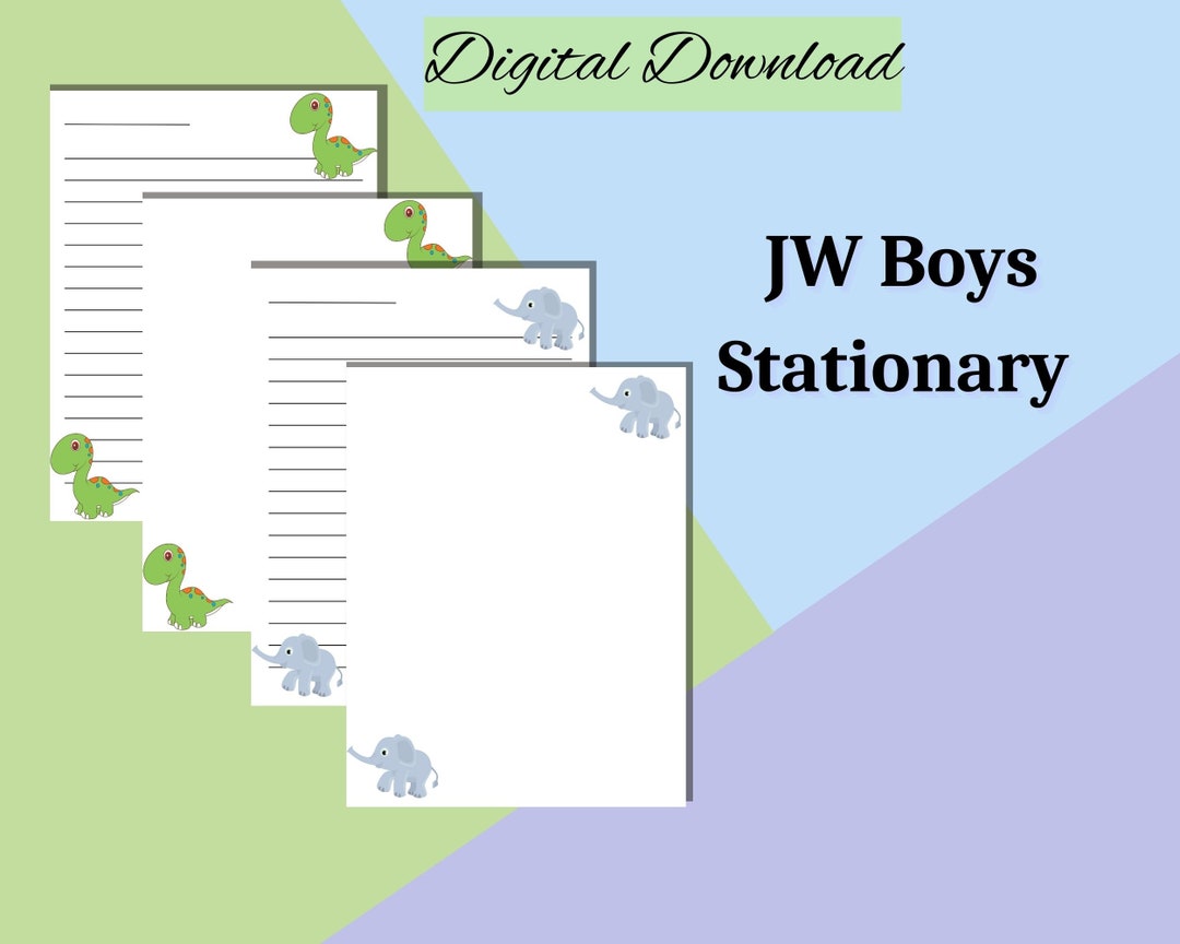 JW Letter Writing Stationary | Jw Kids | Jw Stationary | Jw Gifts | Jw ...