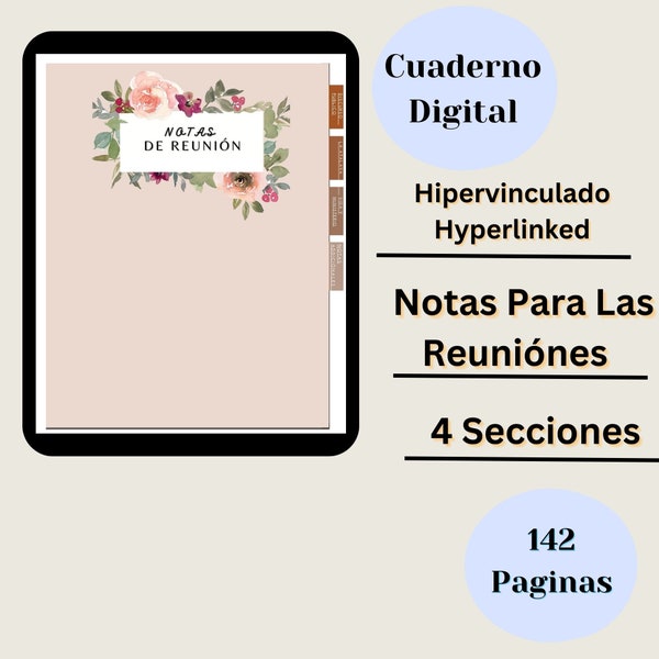 JW Cuaderno Digital | JW Notebook Spanish | Jw Cuaderno Español | JW Digital Notebook Spanish | Jw Reunion |Jw Spanish Gifts | Jw Regalos