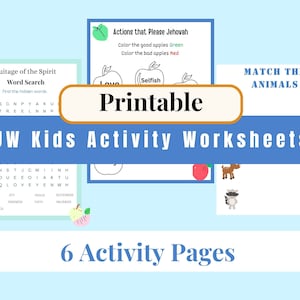 JW Kids Activity Sheets