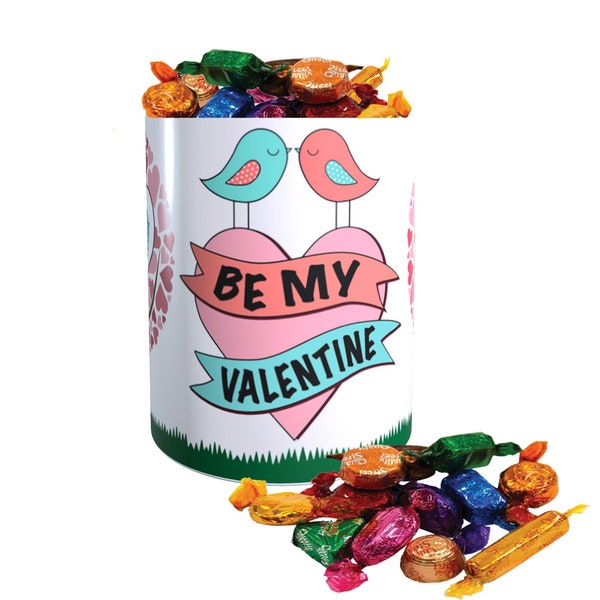 Amor Baum Be My Valentine Keramik Tasse & Auswahl an hochwertigen Straßen Pralinen Geschenk