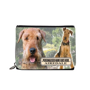 Bolsa de presente personalizada da raça de cachorro Airedale Terrier