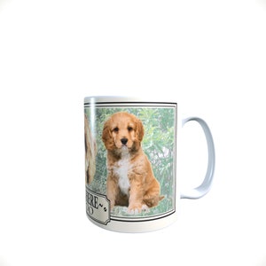 Cavapoo Personalised Dog Breed Gift Mug