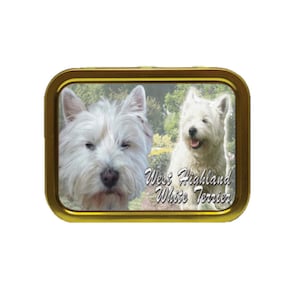 West Highland White Terrier Tobacco Storage Tin & Products