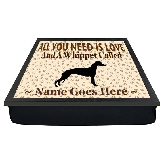 All You Need is Love Whippet Personalised Dog Breed Cushion Lap