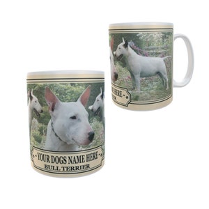 Caneca de presente personalizada da raça de cachorro Bull Terrier