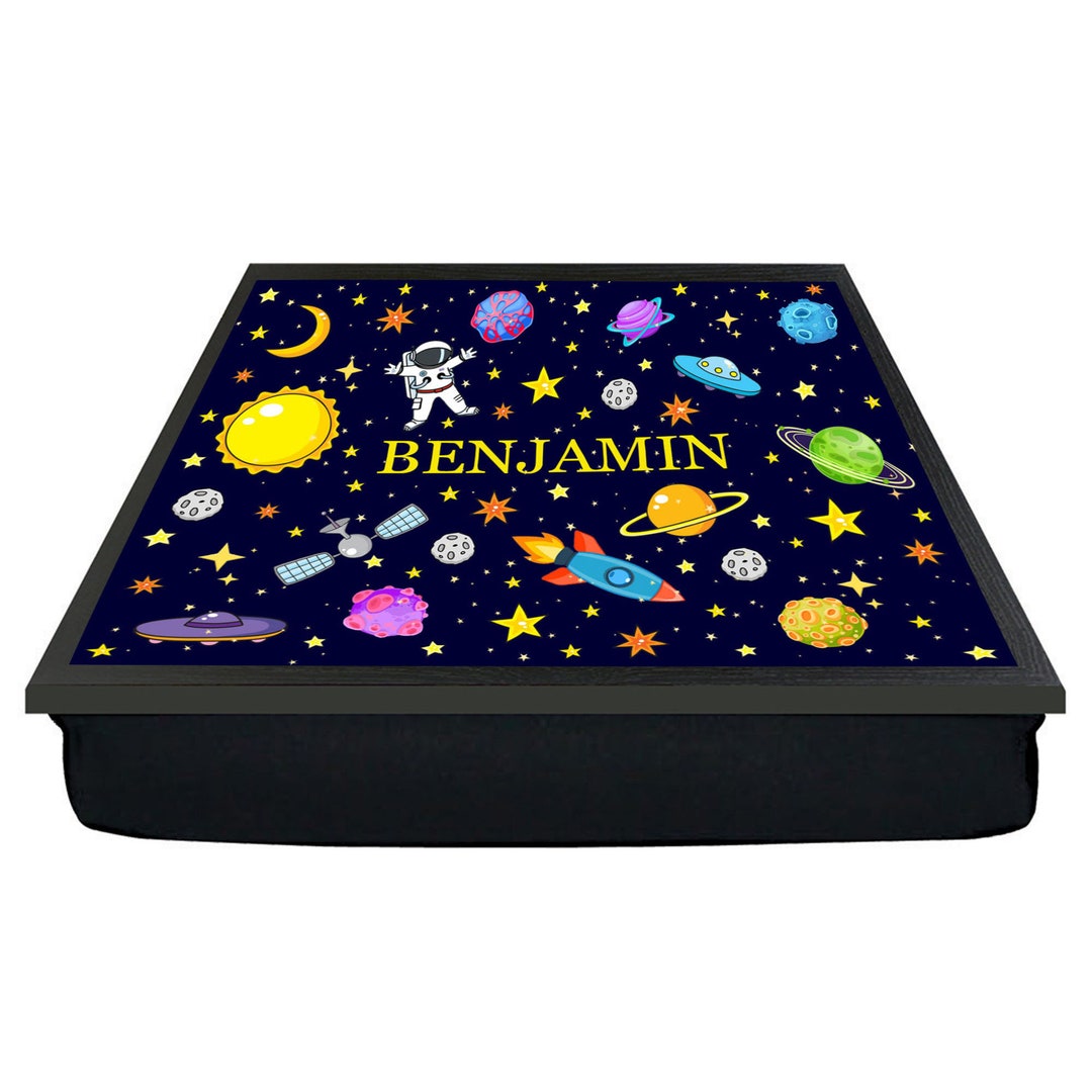 Junior Fun Personalised Space Themed Lap Tray Gift Etsy