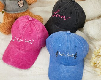 Custom Embroidered Hat，Personalized Dad Cap，Embroidery patterns, concert hats, music lovers，Personalized hats, custom hats, name hats