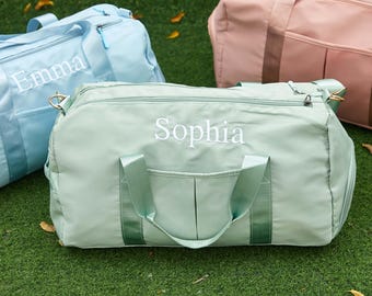 Personalized Name Duffel Bag,Custom Embroidered Overnight Bag,Travel Bag,Initial Gym Bag,Hospital Bag,Dance bag,Kids Duffel Bag
