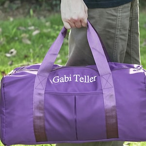 Personalized Duffle Bag,Weekender Bags with Name, Embroidered Duffle Bag, GYM Travel Bag for Women, Bridesmaid Gift,Hospital Bag