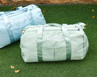 Personalised Duffle Bag,Gym bag Luggage,Custom Embroidered Overnight Bag,Weekender Bags,Travel Bag, Bridesmaid Travel Bag Gift for her