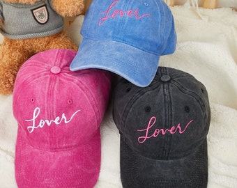 Custom Embroidered Hat - Unisex Baseball Cap - Custom Embroidered Hats - Adjustable Hat - Distressed Sports Caps - Personalized Hats