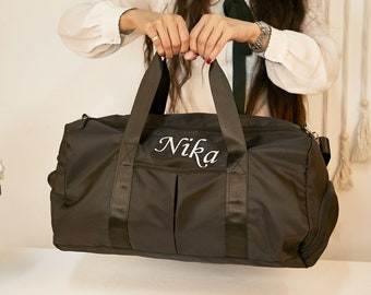 Father's Day Gift - Embroidered Sports Duffel - Personalized Backpack - Hospital Bag - Bag With Name -The Best Gift for Dads Who Like Sports
