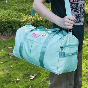 Personalized Name Duffel Bag, Custom Weekender Bag, Cute Overnight Bag for Her, Travel Bag, Initial Gym Bag, Hospital BagKids Duffel Bag