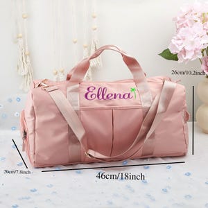 Personalisierte bestickte Seesäcke, Damen Sport-Reisetaschen, Krankenhaustaschen, Kurztrip-Seesäcke, Weekender-Taschen mit Namen, Yoga-Taschen