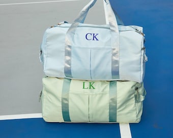 Personalized Monogrammed Duffel Bag,Gym bag,Personalized Overnight Bag,Weekender Bag,Monogram Overnight Bag,Travel Bag,Baby Bag