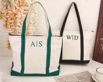 Bolsa de tela personalizada con logotipo, bolsa de lona bordada, regalo de despedida de soltera, bolsa con nombre, regalo personalizado, fiesta nupcial, regalos para damas de honor