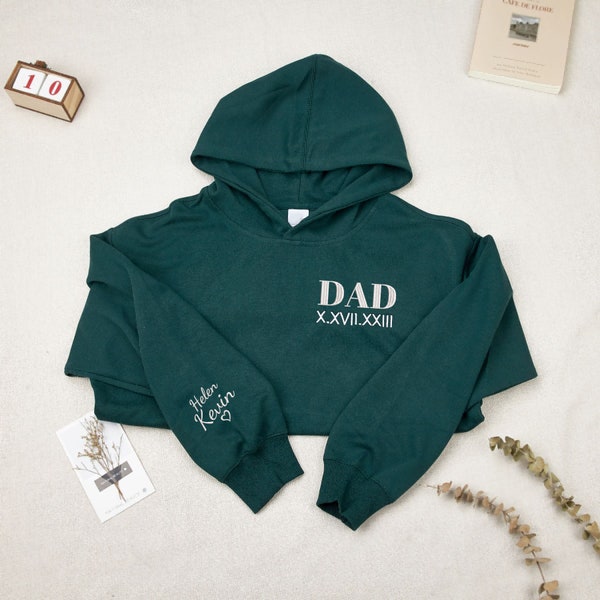Custom Dad Shirts with Kids Names, Custom Embroidered Dad Sweatshirts, Embroidered Dad Sweatshirts, Father's Day Gifts, Dad Gifts
