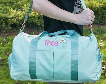 Sac personnalisé/Sac de voyage/Sac de bébé/Sacs de week-end à monogramme/Trousse d'hôpital/Sac de voyage de gym pour femme/Sac avec prénom brodé