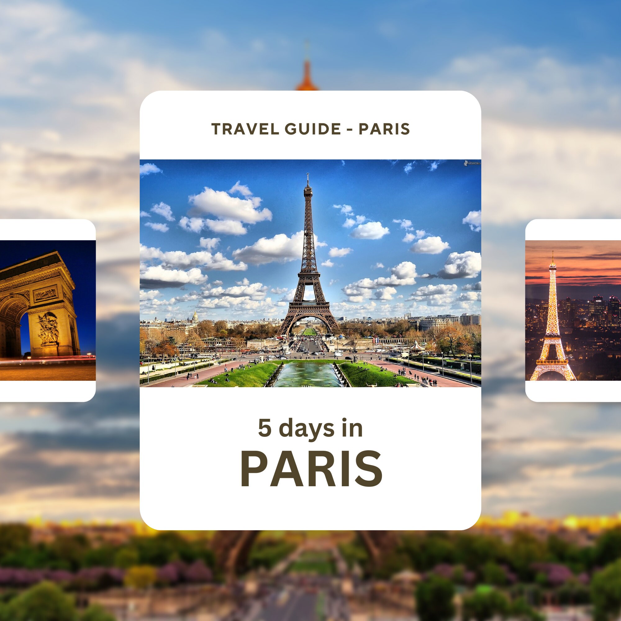 Travel Itinerary 5 Full Days in Paris 5 Days in Paris the Perfect