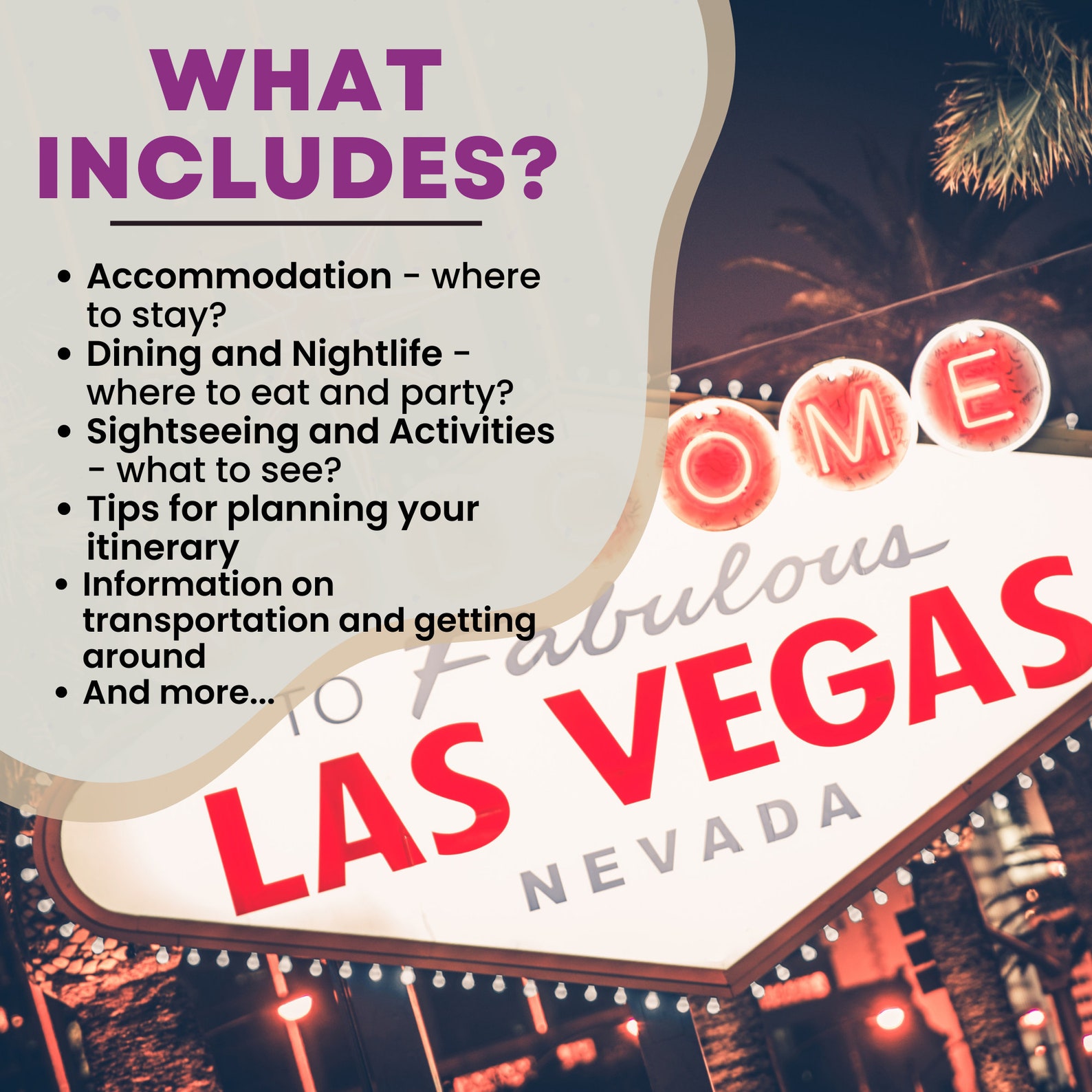 Travel Guide Las Vegas-a Guide to the City of Lights and Entertainment ...
