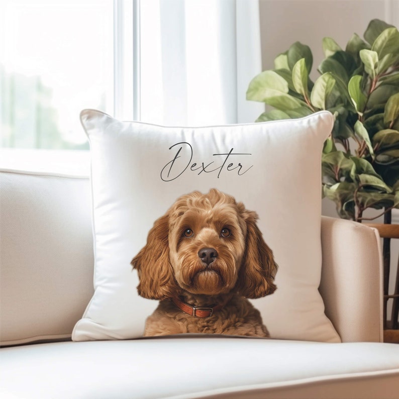 Custom Pet Pillow Personalised Pet Cushion Dog Gift Etsy Australia
