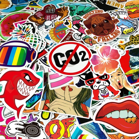 50Pcs Friends TV Show Cartoon Stickers Lot Vinyl Luggage Guitar Laptop  Decal