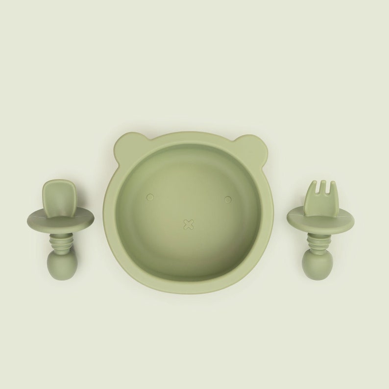 JBørn Silicone Bowl and Cutlery | Weaning Set