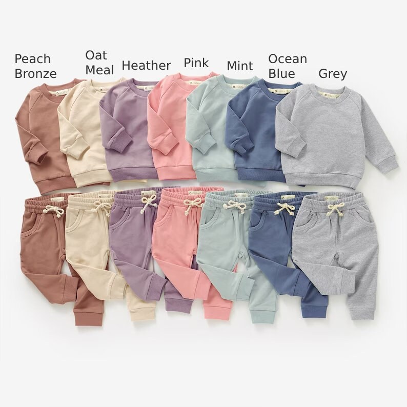 Set maglione e joggers per neonati in cotone biologico JBØRN Personalizzabile immagine 9