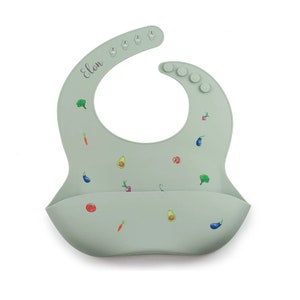 JBørn Silicone Baby Bib Personnalisation Cadeau bébé image 8