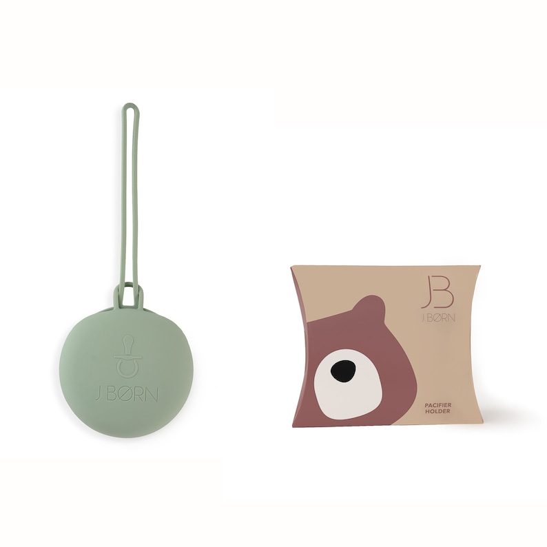 Sandstone JBørn - Pacifier Holder Pod by Just Børn sold by JBørn Baby Products Shop