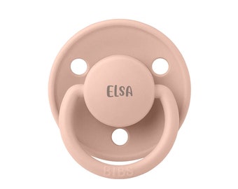 BIBS De Lux Silicone Pacifiers | One Size | Personalized