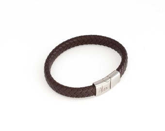 Bracelet en cuir JBørn | Personnalisation optionnelle - cadeau