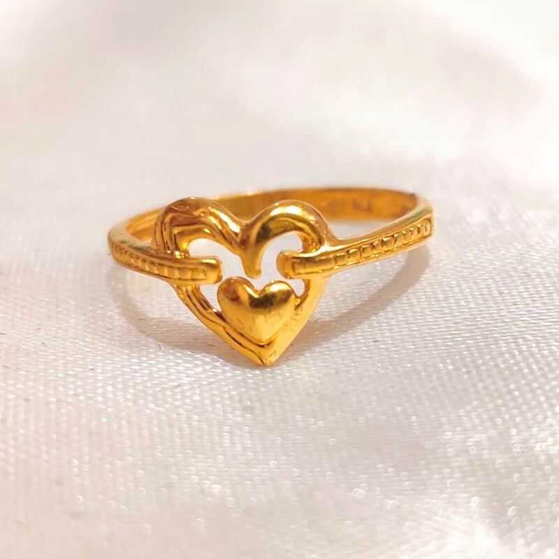22k Gold Ring - Etsy