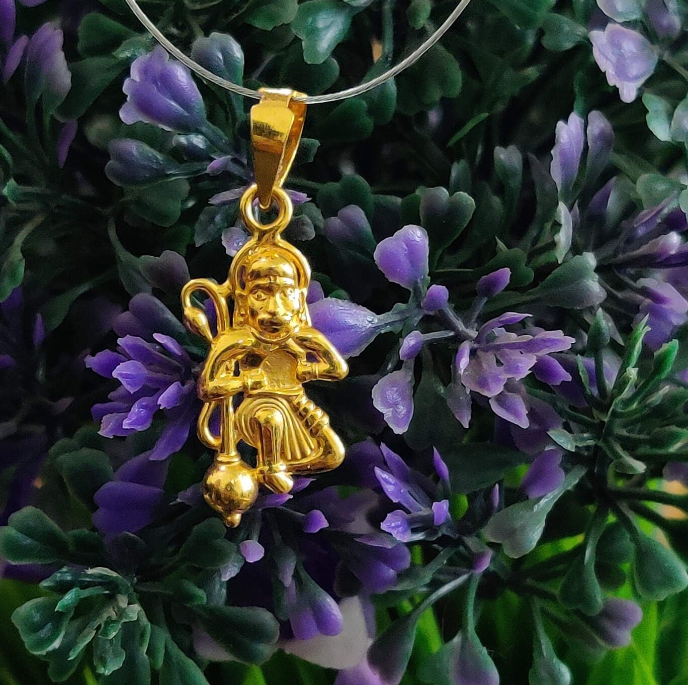 Hanuman locket deals in pure gold
