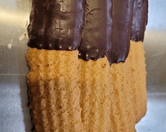 Selbstgemachtes Spritzgebäck Schoko Plätzchen Kekse (ab ca. 20,50 Euro pro Kg)