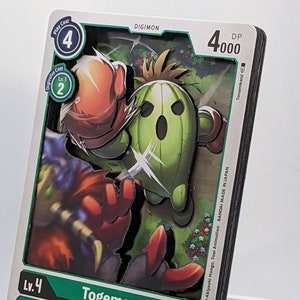 Handmade Togemon 3D Shadowbox Trading Card Art