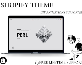 Minimalist Shopify Theme, Ecommerce Branding, Shopify 2.0 Theme Website, Elegant Website Template, Boutique, Minimalist, Modern