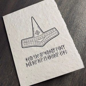 Odin & Thor Hammer Blessing Folding Card