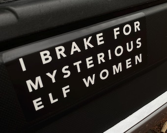 Elfen Frauen Wertschätzung Autoaufkleber