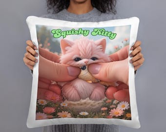 Squishy Kitty Pillow