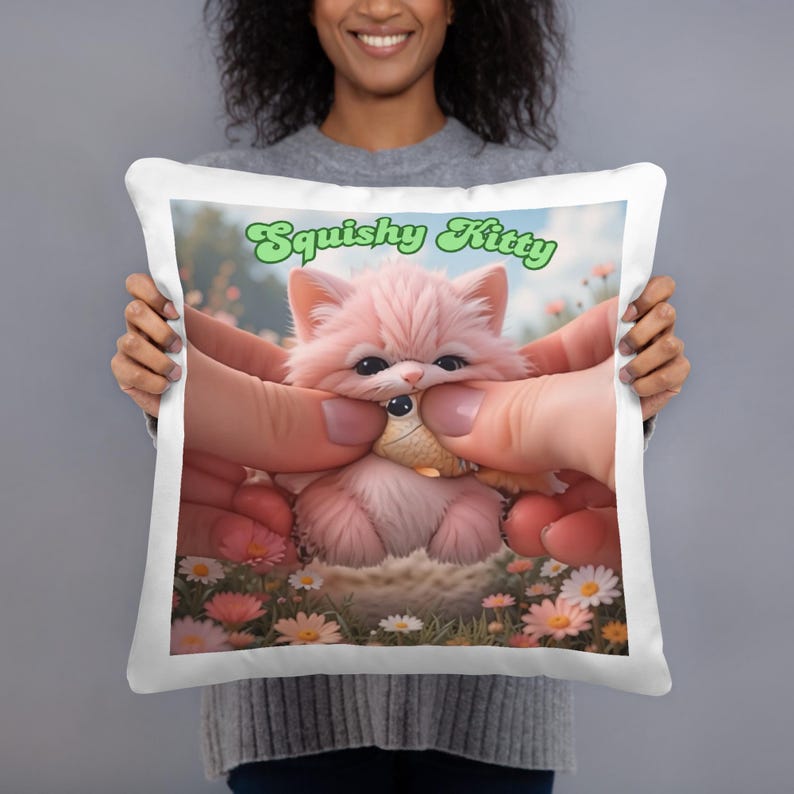 Squishy Kitty Pillow