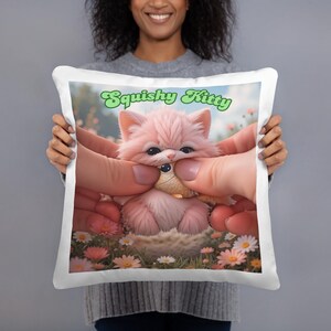 Squishy Kitty Pillow