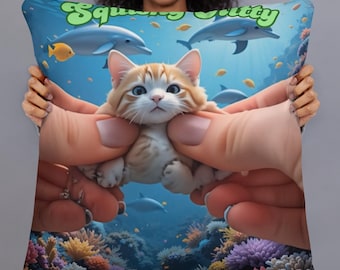 Travesseiro de gatinho macio!!